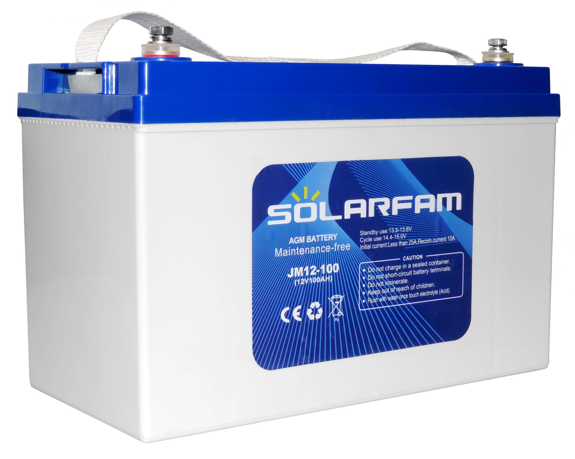 Batterie solaire 100Ah AGM 12V - Uniteck