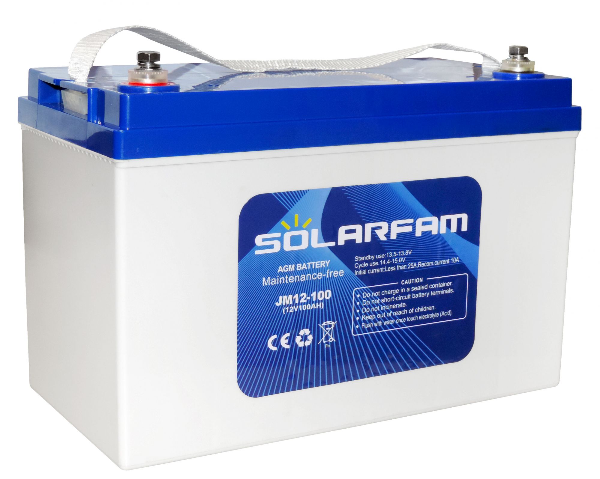 C10 AGM SOLARFAM #N51120050931 Solar 12V Wind Photovoltaic Systems Battery 100Ah