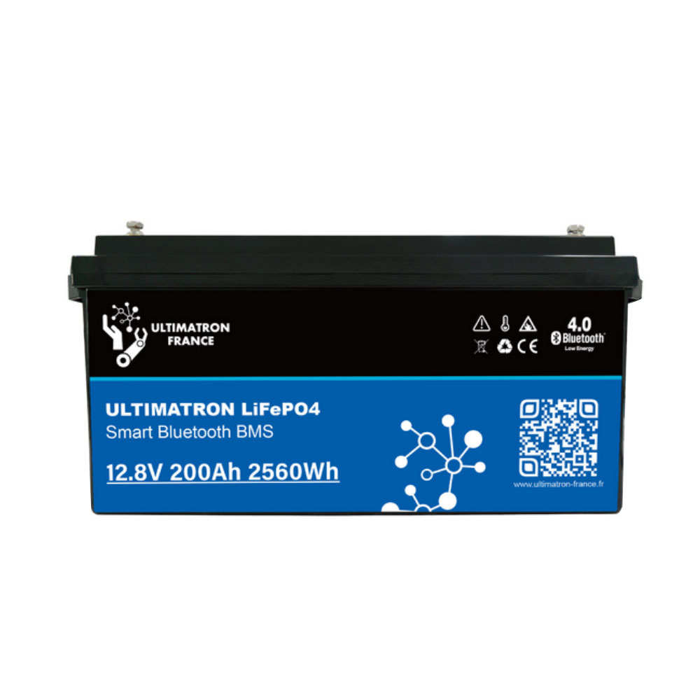 200Ah battery ULTIMATRON LiFePO4 Smart BMS 12.8V