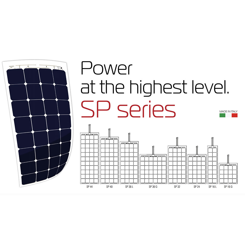 Solbian SP-36 Q - Pannello solare flessibile 124 Watt quadrato