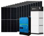 48V Home Off Grid Kit with 5kW Inverter 4.92kW Panels 10kW Battery N54130200458