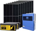 24V 3.2kW Photovoltaic Kit with 3.6kW Inverter 5120Wh LiFePO4 Battery N151030200339