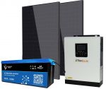 24V 800W Photovoltaic Kit with 3kVa Inverter 2.56kWh LiFePO4 Battery N151030200337