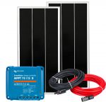 12V 200W Solar Kit + 15A MPPT SmartSolar Charger + Cable Kit N151030200240