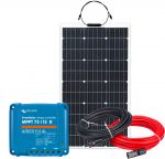 12V 150W Flexible Solar Kit + 15A MPPT SmartSolar Charger + Cable Kit N151030200145