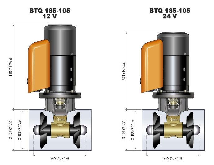 Propeller for Quick BTQ 185 Bow Thruster only 38,95 €