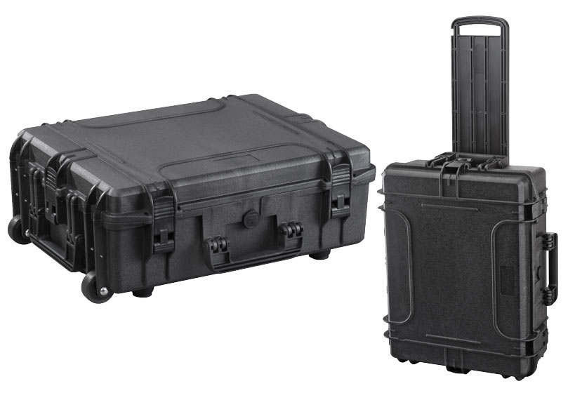 Waterproof Trolley Case Empty 540H190TR Black VHF Radio Video Cameras